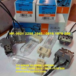 Lampu Halogen Osram 1000w CP70 + Fitting Lampu Halogen Osram 1000w CP70 + Fitting